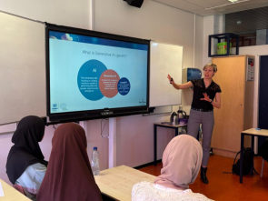 UNICRI Delivers AI Literacy Workshop to High School Students on Safe and Responsible Use of Generative AI