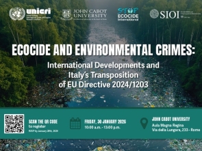 Ecocide and Environmental Crime: International Developments and Italy’s Transposition of EU Directive 2024/1203